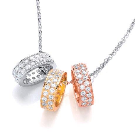 Tiffany three ring necklace